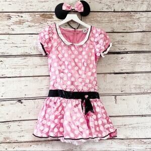 DISNEY Minnie Mouse Girls Costume Sz M